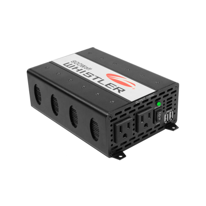Whistler 800 Watt 12V Power Inverter XP800i Side