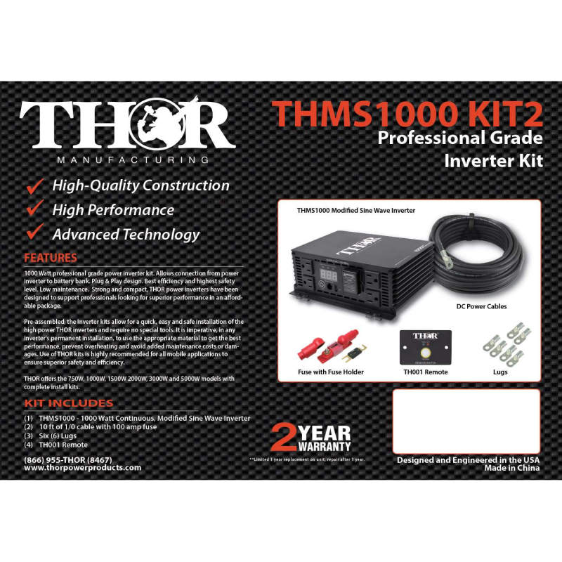 Thor THMS1000 KIT2 Complete Kit