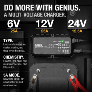 NOCO GENIUSPRO25 6V/12V/24V 25A Smart Battery Charger - Image 3