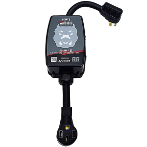 Hughes Autoformers Power Watchdog 50 Amp Bluetooth Surge Protector with Auto Shutoff - Portable - Image 1