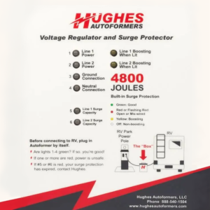 Hughes Autoformers 50 Amp Voltage Booster with Surge Protection - Image 2
