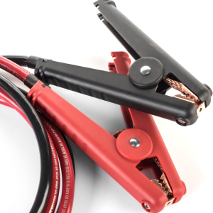 Spartan Power Alligator Clamp Battery Cable Set with 5/16" Ring Terminal, Made in The USA, 100% Pure Copper Wire - Image 2