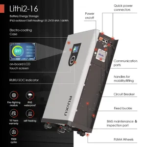 RUiXU Lithi2-16 51.2V314Ah 16kWh LiFePO4 Battery Energy Storage - Image 4