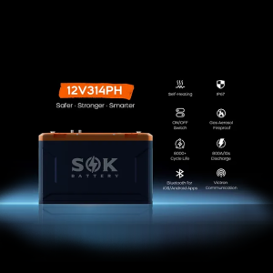 SOK 12V 314Ah Lithium Battery, Built-in heater & Bluetooth, Victron CAN Comms - Image 5