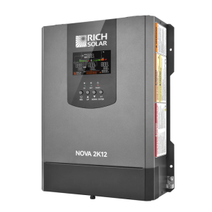 Rich Solar NOVA 2K12 2000W 12V Pure Sine Wave Inverter with Built-in Transfer Switch UL458 Certified