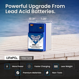 Battle Born BBGC2H-1KIT 12V GC2 LiFePO4 Heated Battery Kit - Image 6