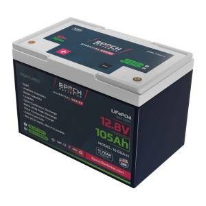 EPOCH 12V 105Ah Essential Series - Bluetooth & Heated LiFePO4 Battery
