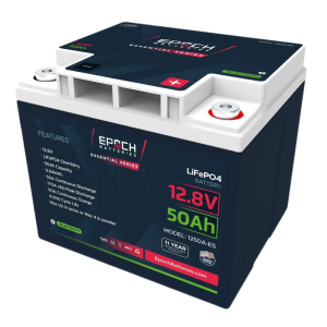 EPOCH 12V 50Ah Essential Series - Bluetooth LiFePO4 Battery