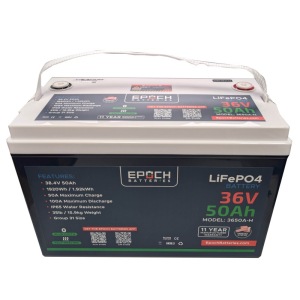 EPOCH 36V 50Ah Essential Series - Bluetooth & Heated LiFePO4 Battery