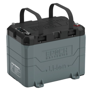 EPOCH 24V 100Ah LiFePO4 Lithium Battery - Bluetooth, Heating, Waterproof