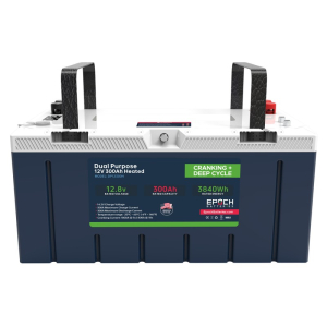 EPOCH 12V 300Ah Pro Series - LiFePO4 Cranking & Deep Cycle Lithium Battery (Dual Purpose)