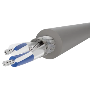 24/1PR 7XTC OAS/BRD LOCAP CM/AWM 2919 Chrome Gray - Electronic Wire (Belden 9841 Equivalent)