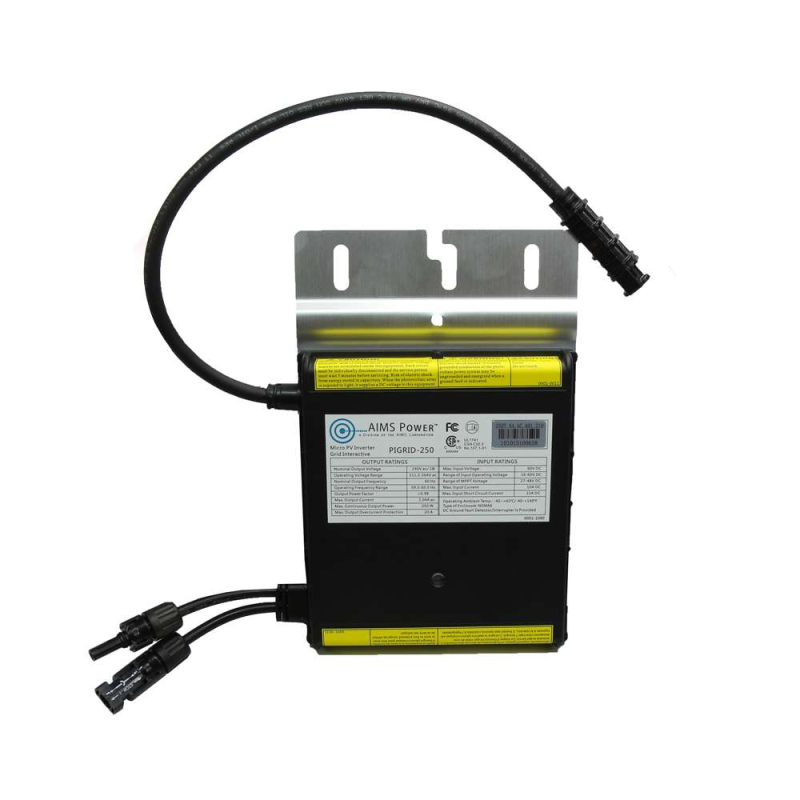 6 Pack of Aims 250 Watt Micro Grid Inverters Package PIGRIG2506T