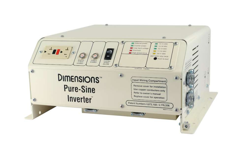 Dimensions 12/1800B1NT 1800W 12VDC Pure Sine Inverter Charger
