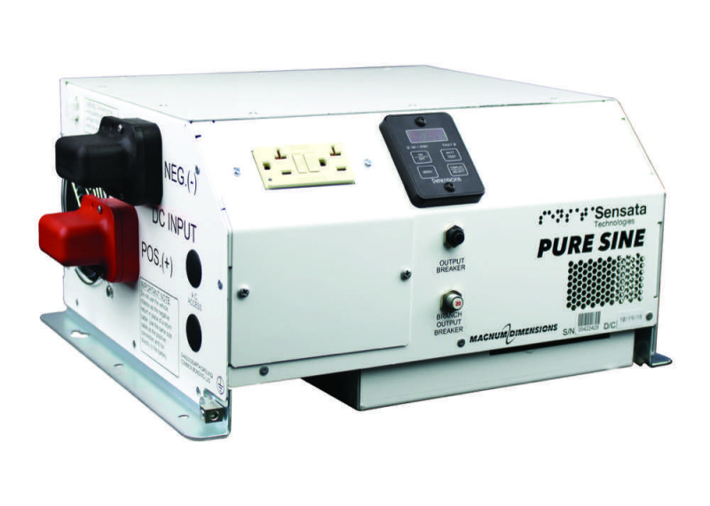 Dimensions 24NP36 3600 Watt, 24VDC Inverter / 90 Amp PFC Charger