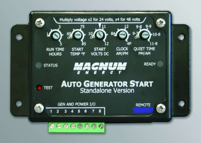 Magnum Energy Auto Gen Start Module Stand Alone Version Magnum Energy Auto Gen Start Module Stand Alone Version