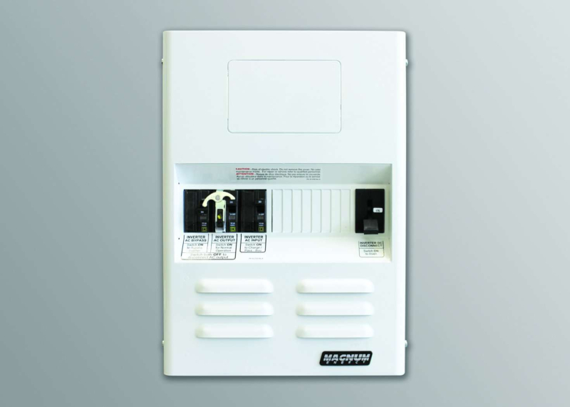 Mini Magnum Panel w/250A DC breaker and 30A dual pole AC input breaker MMP250-30D Mini Magnum Panel w/250A DC breaker and 30A dual pole AC input breaker MMP250-30D