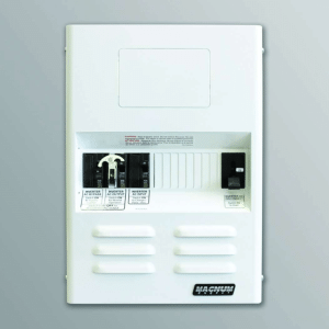 Mini Magnum Panel w/250A DC breaker and 30A dual pole AC input breaker MMP250-30D